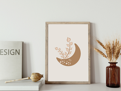 Boho decor, Boho, Boho wall art, moon boho art boho art boho print boho wall bohostyle design moon art moon boho moon print moon wall decor print print wall art printable printable wall art wall art