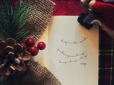16 days 16daystillchristmas art besttimeoftheyear decoration doodle holidayseason joy lights noel sketch winter