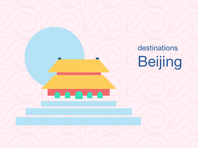 City Illustrations - Beijing asian beijing china cities city destination landmark tiananmen travel