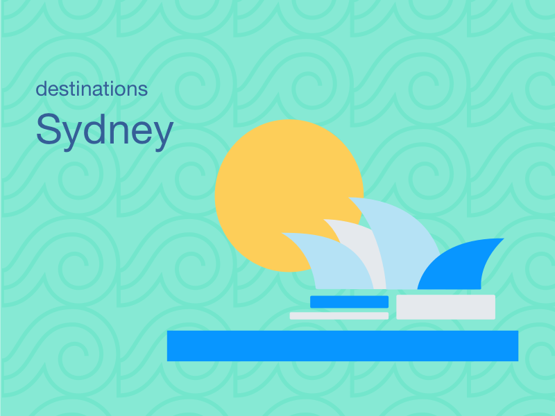 City Illustrations - Sydney opera sydney opera pattern moon skyscraper sydney city