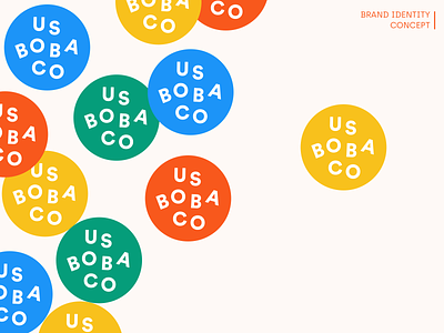 Brand Identity Exploration - US BOBA CO boba boba guys brand design brand identity design