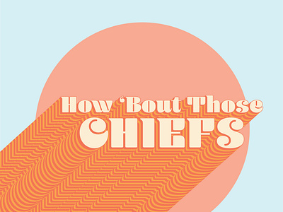 Chiefs Typography Graphic