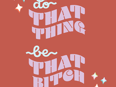 Do That Thing design digital design graphic design lettering social media graphic typography