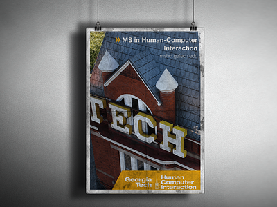 MS-HCI promotion Poster graphic design poster design