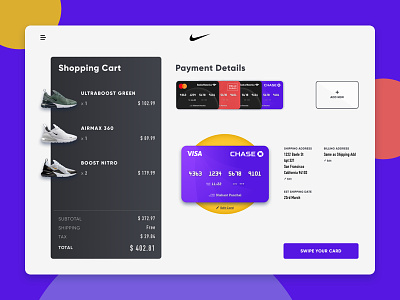 Credit Card Checkout- Purple credit card credit card checkout credit card payment design ui visual design