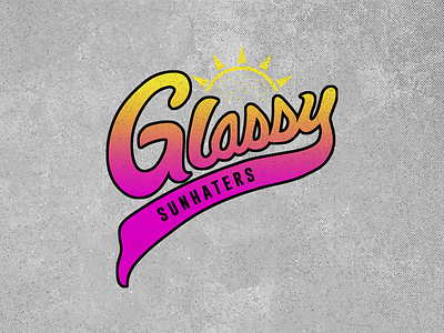 Glassy Jelly apparel glassy jelly merch neon print skate sun sunglasses sunhater tshirt