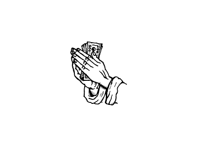 Daily Bread bread daily hands illustration money pray