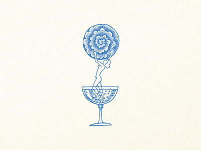 Blue Balls ball blue bubble cocktail design girl illustration shirt