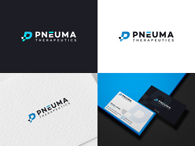 Pneuma Therapeutics branding design graphic design illustration logo