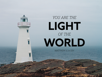 Light of the World bible christian design jesus light quote scripture typography world