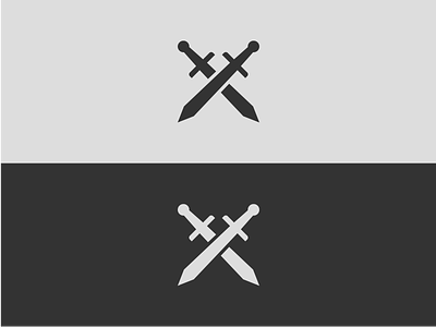 swordifi- | Logo design designcode designcode06 gray grey logo scratch sword