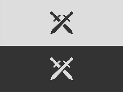 swordifi- | Logo design designcode designcode06 gray grey logo scratch sword