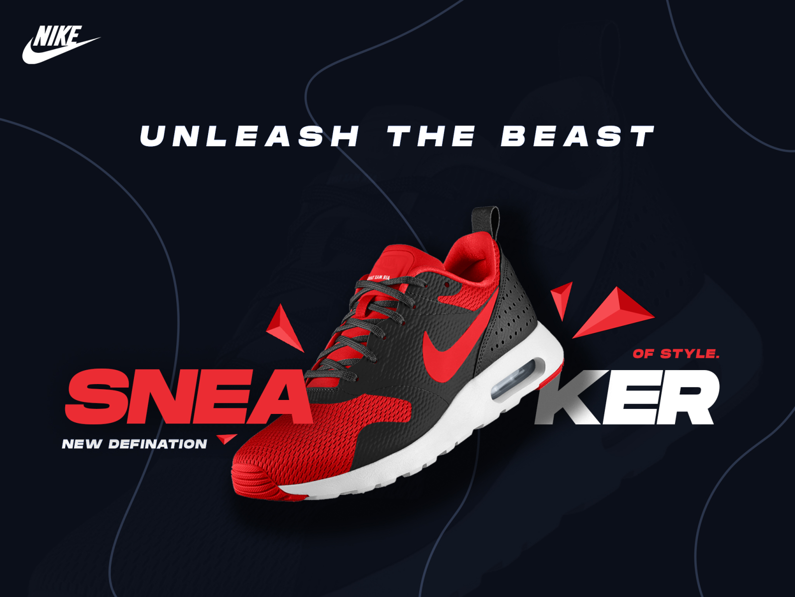 Nike Shoe Poster by Shakil Ansary on Dribbble