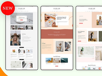 Premium WordPress Theme - Sarah