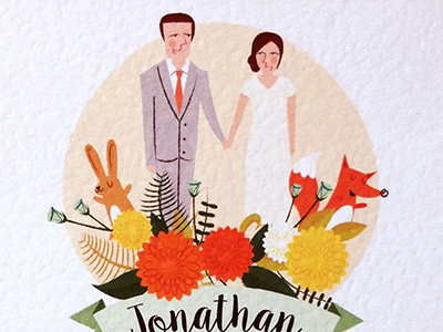 Wedding Invitation design illustration invite vector wedding