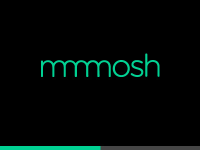 mmmosh brand collab ligature logo m mash mmmosh mosh together