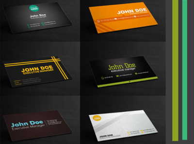 All Set Bussines Card Template Modern bussines card design mockup graphic design