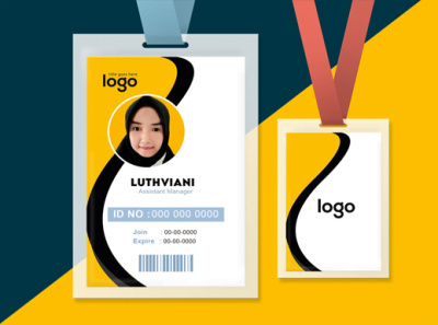 ID Card Modern Template bussines card graphicdesign id card id card modern id card professional id card template print template