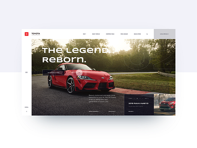 Toyota website redesign