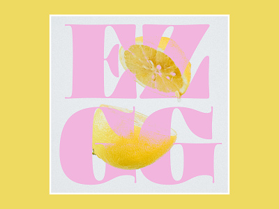 Playlist 01 EZ-GG album art album cover album cover design lemon music ohno blazeface pink playlist yellow