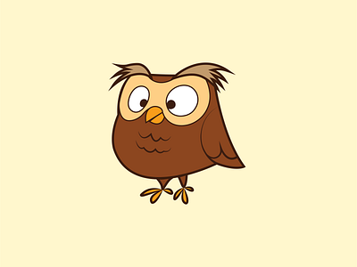 Wise Owl bird bird character bird illustration character character design characterdesign cute cute character cute design cute owl design funny bird funny owl illustration illustrator owl owl bird owl character wise owl