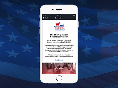 2016 Republican National Convention app ios mobile app republican convention rnc 2016