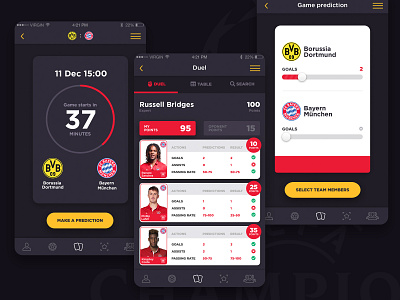 Football app app bet betting football prediction soccer soccer app sport ui