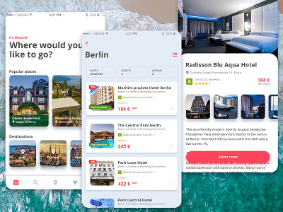Hotel booking app app booking hotel travel ui