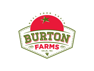 Burton Farms 2 color logo