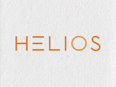 Helios 2-color biomedical helios logo vector