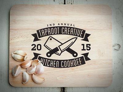 2015 Taproot Creative Kitchen Cookoff agency logo self promotion team building vector