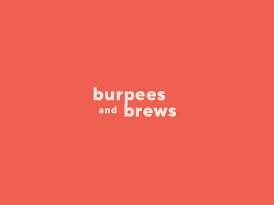 Burpees and Brews Wordmark