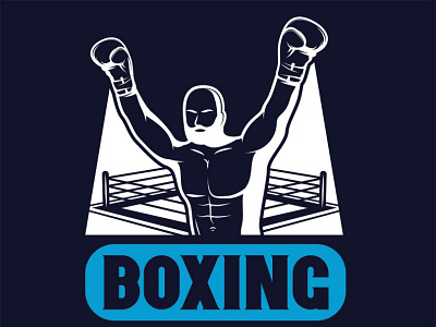 Boxing T-shirt Design 3d animation branding design graphic design illustration logo motion graphics ui vector