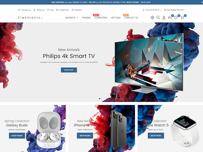 Prestashop Theme Electronics & Computers - Hi-Tech Phones electronic magento opencart prestashop shopify woocommerce wordpress