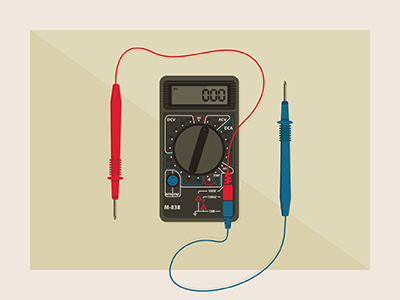 electric electricity flat illustration