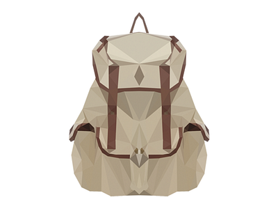 Low Poly Backpack