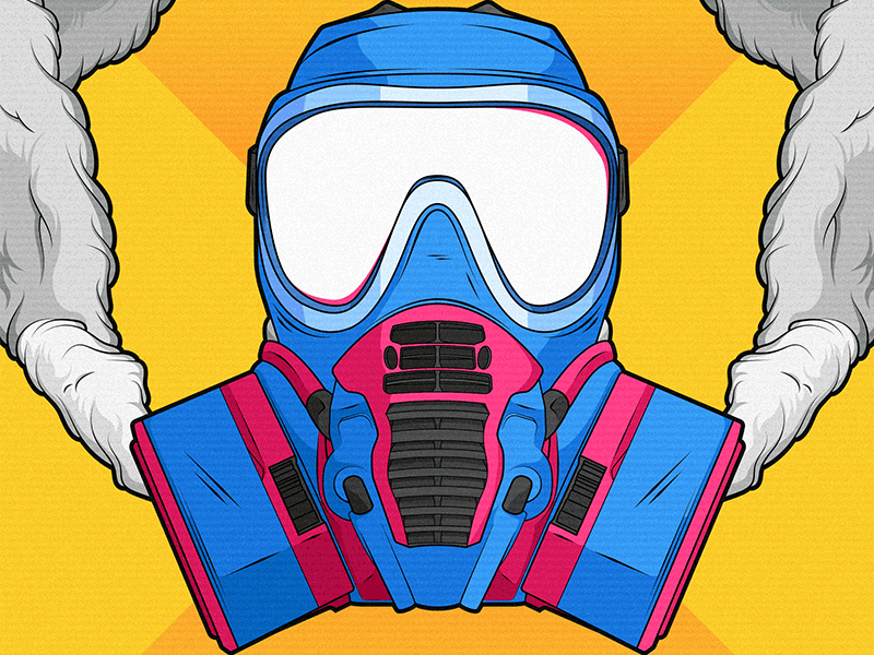 Toxicity - Vector Illustration behind the scenes bts debut illustration illustrator mask photoshop pop toxicity vector vector illustration workflow