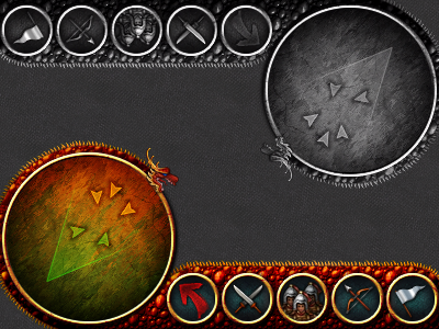 Strategy game GUI app art design game icon icons ui ux