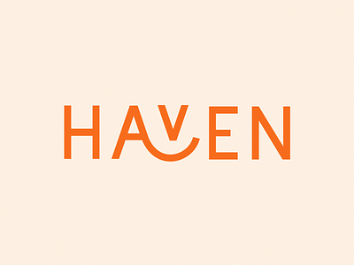 branding | haven branding design feminine haven logo pregnancy pregnant support typography wordmark