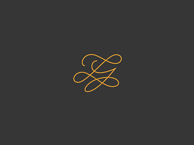 LY-F Monogram line logo ly merge monogram swirl symbol typography wedding
