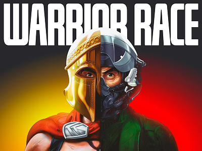 Warrior Race book cover illustration military sci fi warriors