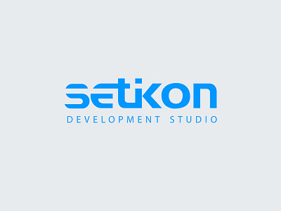 Setikon blue branding design development icon identity logo logomark logotype mark symbol vector