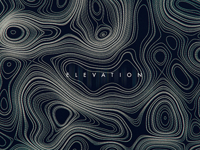 Elevation #3 abstract design experiment illustration