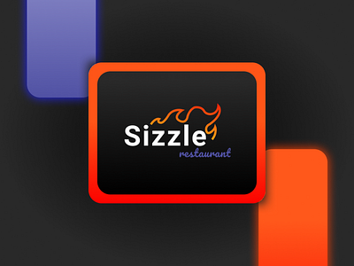 Sizzle - restaurant's logo 3d app branding dailylogochallenge design graphic design icon illustration logo motion graphics typography ui ux web website