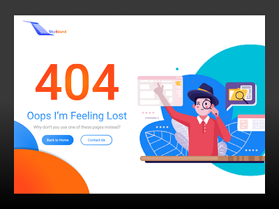 404 page design 2d 3d 404 animation app branding dailyui design graphic design illustration logo minimal motion graphics ui ux vector web website