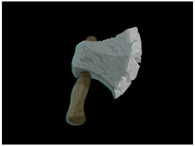 Stone Axe 2d art game design game item inventory weapon