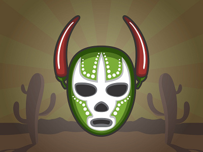 Lucha libre mask 2d art character creation character design design game art lucha libre mask vector graphic
