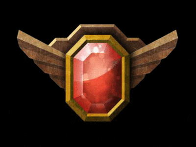 Red Stone Gem Animation game inventory item jewelry red rpg stone gem