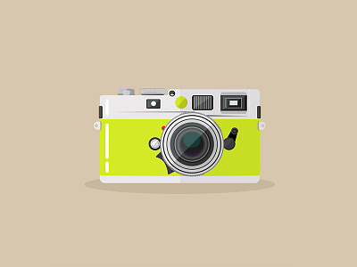 Modern Leica camera flat design graphic design icon icon design illustration leica lifestyle photo vector