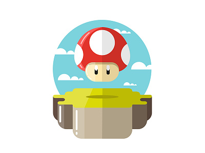 Super Mario flat design game graphic design icon nintendo super mario
